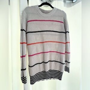 Striped sweater size large